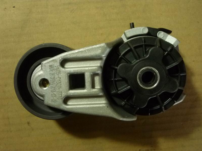 Belt tightening wheel