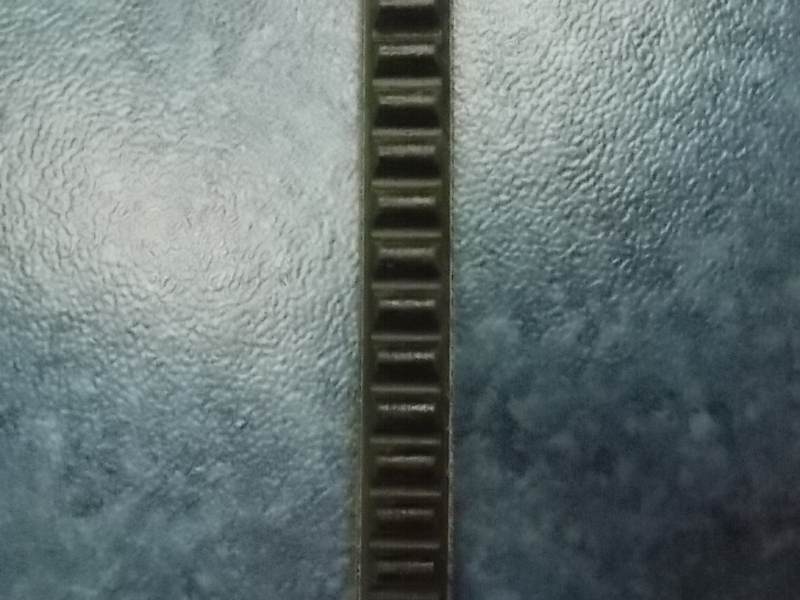 Tooth triangle belt set H 3710-2*AVX13*1350LA-WA+6-1