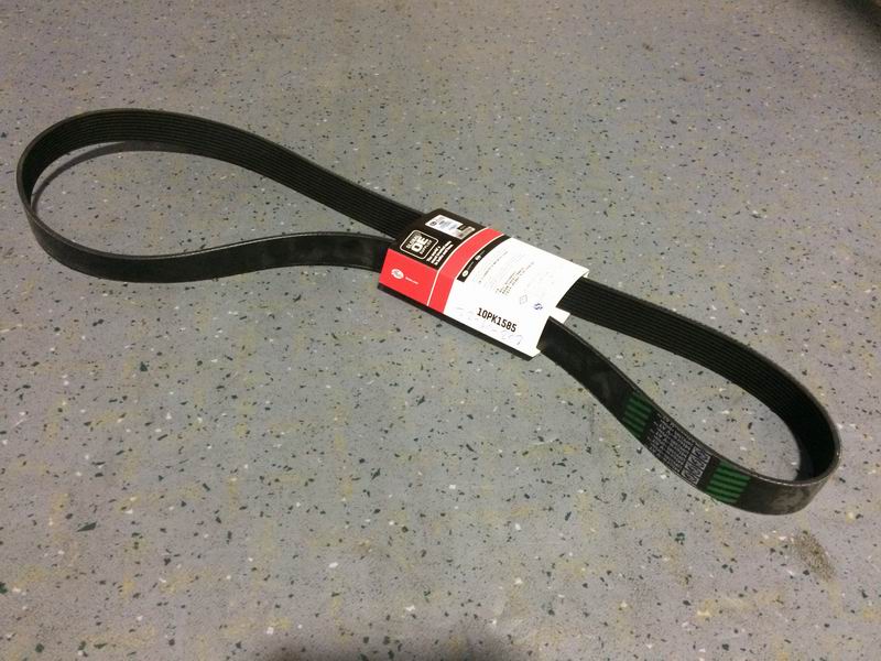 Multi-wedge belt, 10PK, 1585mm-1