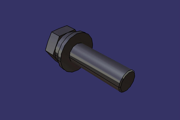 Bolt double washer M10*35 (can replace Q1461035T1D3)