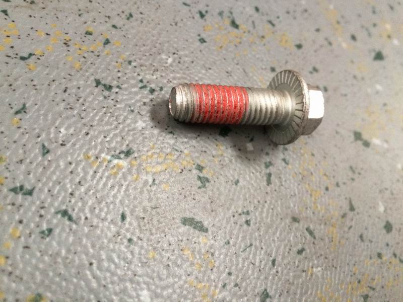 Hexagonal flange surface bearing with toothed bolts, M10*30-1