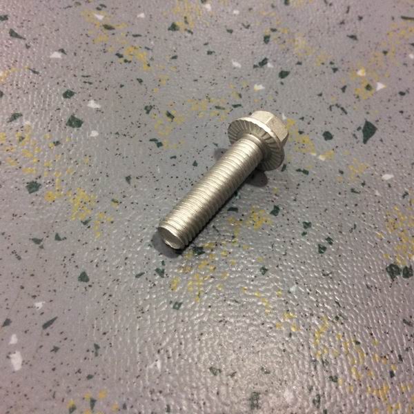Hexagonal flange surface bearing toothed bolts, M10*40-1