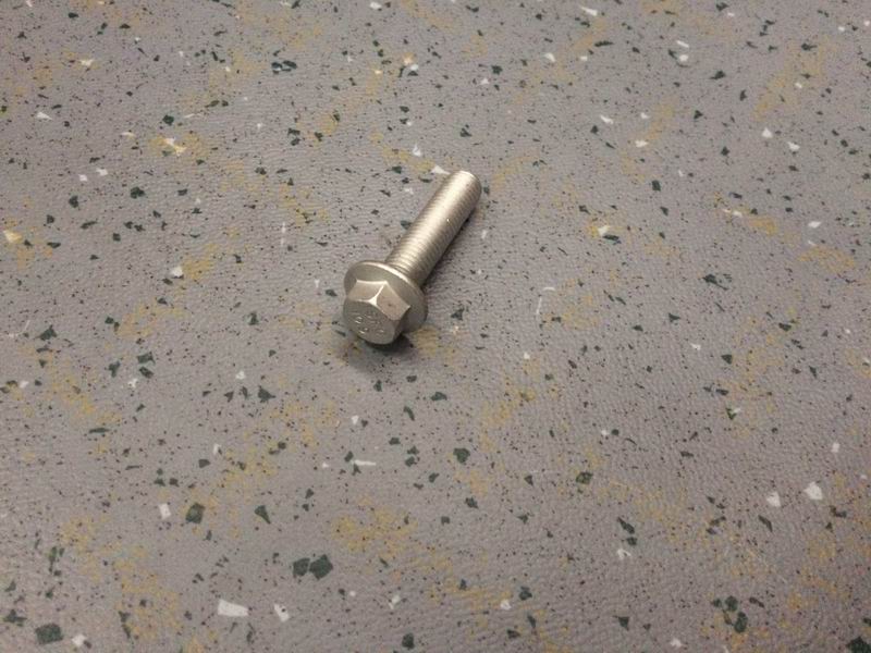 Hexagonal flange surface bearing toothed bolts, M12*50