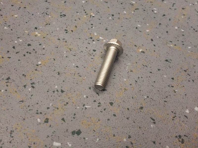 Hexagonal flange surface bearing toothed bolts, M12*50-1