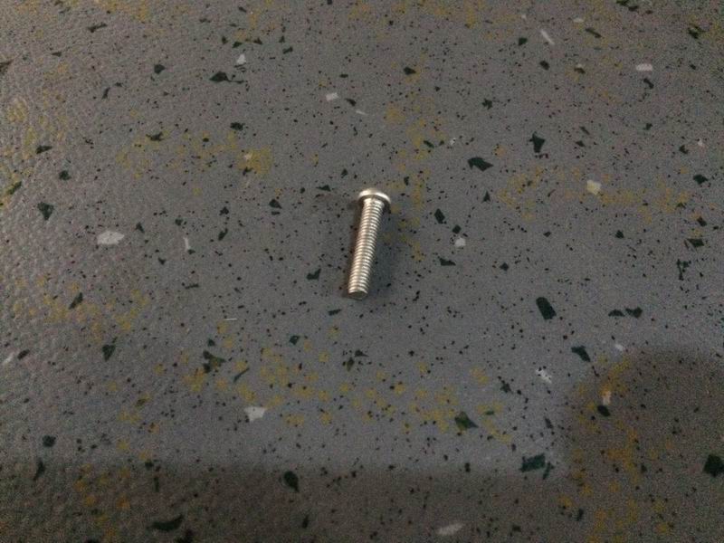 Cross slot disc head screw, M4*20, Dacro