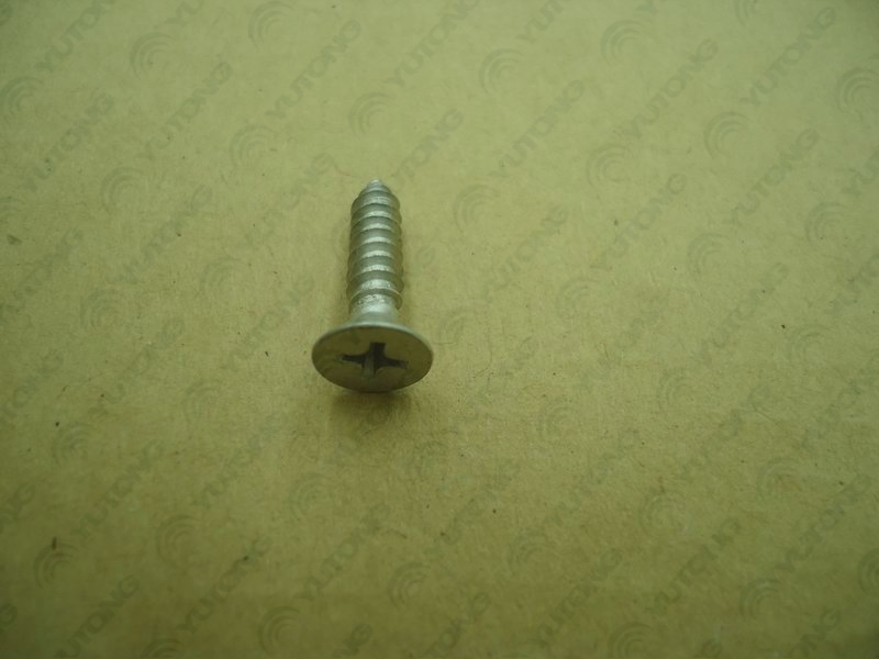 Cross groove countersunk self-tapping screw, ST4.2*19, Dacro