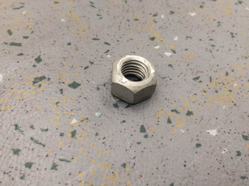 Type 2 all-metal hexagonal lock nut, M12, Dacro-1