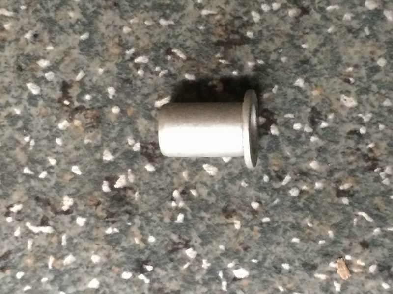 Flat head rivet nut, M6*15, Dacro