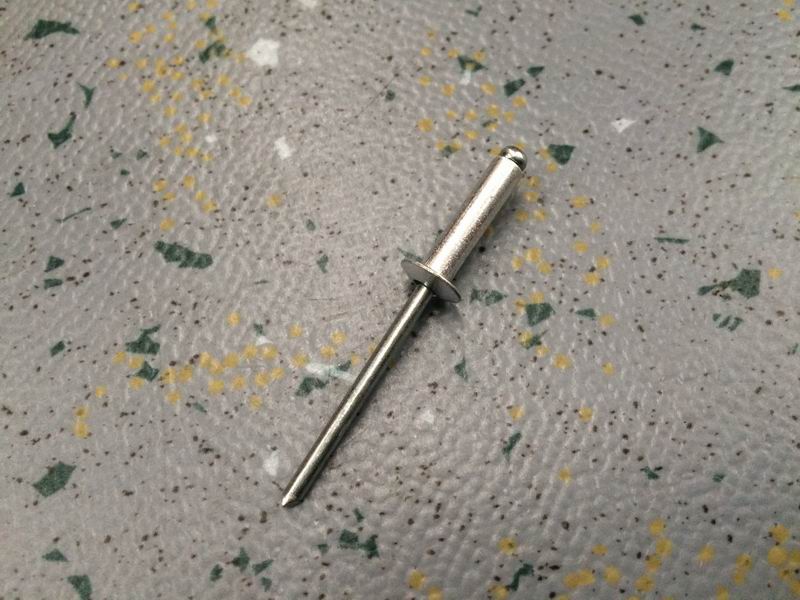 Открытая плоская заклепка с круглой головой, 4*16, алюминиевые части-1