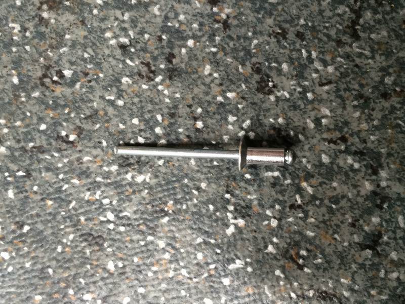 Заклепка с плоским сердечником, 3,2*14, алюминиевые части