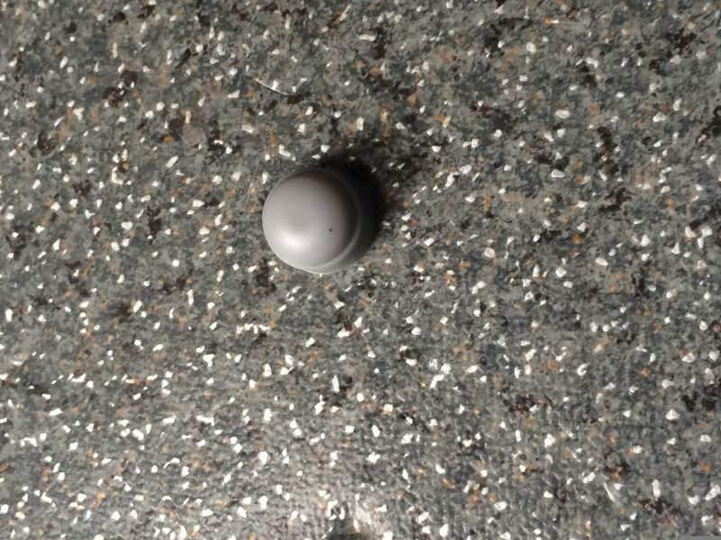 Защитная крышка, М10, серый мягкий полиэтилен