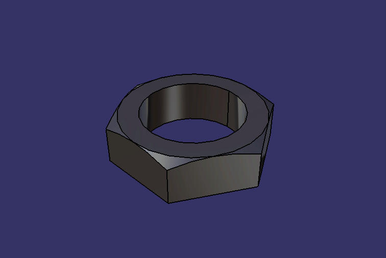 Тонкие гексагональные орехи, M33*2, радуга оцинкована